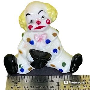 Vintage Bug House Mini Ceramic Clown